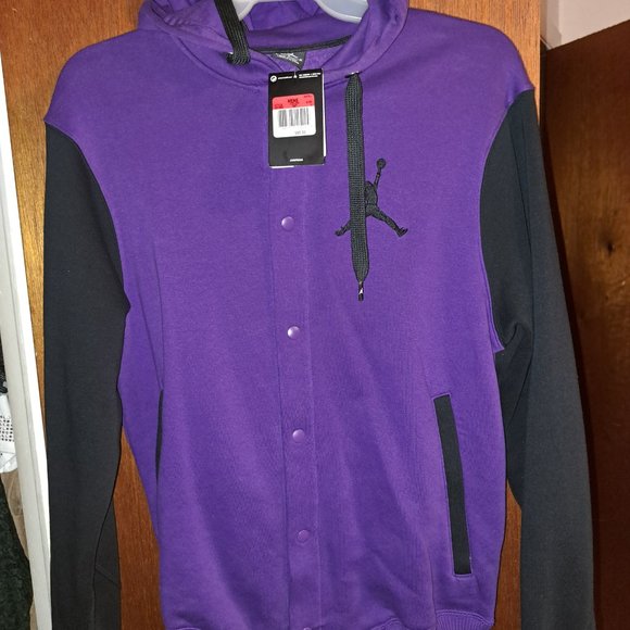 jordan Other - Jordan large Purple black hoodie